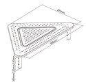 Stojak na monitor/laptop regulowany (kształt trójkąta)