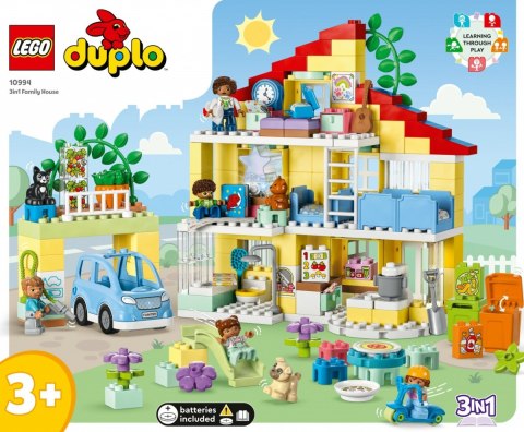 Klocki DUPLO 10994 Dom rodzinny 3 w 1 Klocki DUPLO 10994 Dom rodzinny 3 w 1