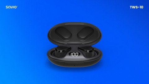 Słuchawki bezprzewodowe Bluetooth 5.3, IPX4, dotykowe sterowanie, TWS-10 Słuchawki bezprzewodowe Bluetooth 5.3, IPX4, dotykowe sterowanie, TWS-10