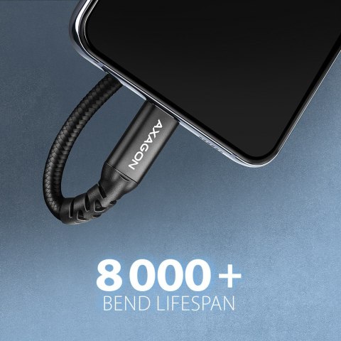 BUCM32-CF05AB Kabel przedłużacz Gen2 USB-C - USB-C 0.5m, 5A, 20Gbps, PD 240W, oplot, czarny BUCM32-CF05AB Kabel przedłużacz Gen2 USB-C - USB-C 0.5m, 5A, 20Gbps, PD 240W, oplot, czarny