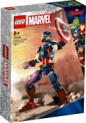 Klocki Super Heroes 76258 Marvel Figurka Kapitana Ameryki do zbudowania