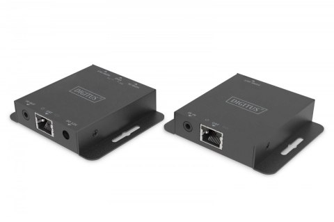 Przedłużacz/Extender HDMI 4K 30Hz 70m po skrętce Cat.5e/6/7/8 HDCP 1.4 EDID IR PoC, zestaw Przedłużacz/Extender HDMI 4K 30Hz 70m po skrętce Cat.5e/6/7/8 HDCP 1.4 EDID IR PoC, zestaw