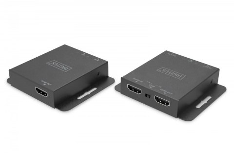 Przedłużacz/Extender HDMI 4K 30Hz 70m po skrętce Cat.5e/6/7/8 HDCP 1.4 EDID IR PoC, zestaw Przedłużacz/Extender HDMI 4K 30Hz 70m po skrętce Cat.5e/6/7/8 HDCP 1.4 EDID IR PoC, zestaw