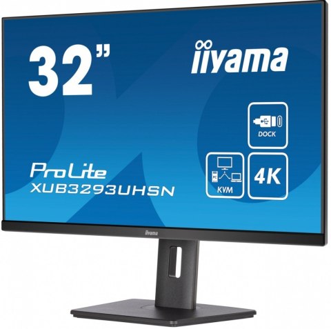 Monitor ProLite XUB3293UHSN 31.5 cala XUB3293UHSN-B5 IPS,4K,USB-C DOCK,KVM,SLIM,2x3W,RJ45 Monitor ProLite XUB3293UHSN 31.5 cala XUB3293UHSN-B5 IPS,4K,USB-C DOCK,KVM,SLIM,2x3W,RJ45