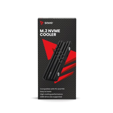 Chłodzenie do dysków M.2 NVMe 2280, AK-60 Chłodzenie do dysków M.2 NVMe 2280, AK-60