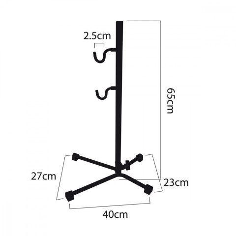 Rowerowy uchwyt serwisowy stal max. obciążenie 20kg pasuje do rowerów MTB z kołami do 27,5"MC-434 Rowerowy uchwyt serwisowy stal max. obciążenie 20kg pasuje do rowerów MTB z kołami do 27,5"MC-434