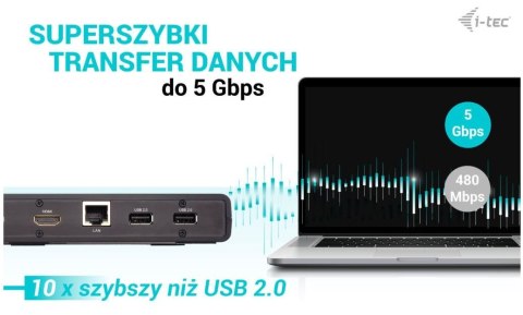 Stacja dokująca USB 3.0 / USB-C / Thunderbolt 2x HDMI + Power Delivery 100W Stacja dokująca USB 3.0 / USB-C / Thunderbolt 2x HDMI + Power Delivery 100W