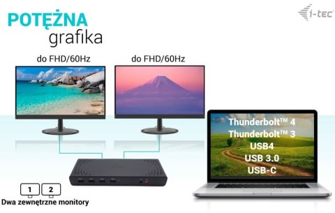 Stacja dokująca USB 3.0 / USB-C / Thunderbolt 2x HDMI + Power Delivery 100W Stacja dokująca USB 3.0 / USB-C / Thunderbolt 2x HDMI + Power Delivery 100W