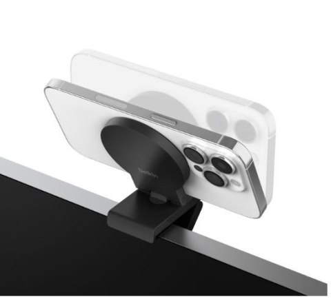 Uchwyt magnetyczny iPhone do monitora czarny Uchwyt magnetyczny iPhone do monitora czarny