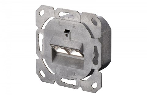 Gniazdo natynkowe kat.6A 2xRJ45 Ekranowane Gniazdo natynkowe kat.6A 2xRJ45 Ekranowane