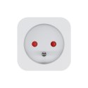 Inteligentne gniazdko Wi-Fi 16A Pomiar zużycia energii, AS-01 Białe
