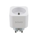 Inteligentne gniazdko Wi-Fi 16A Pomiar zużycia energii, AS-01 Białe