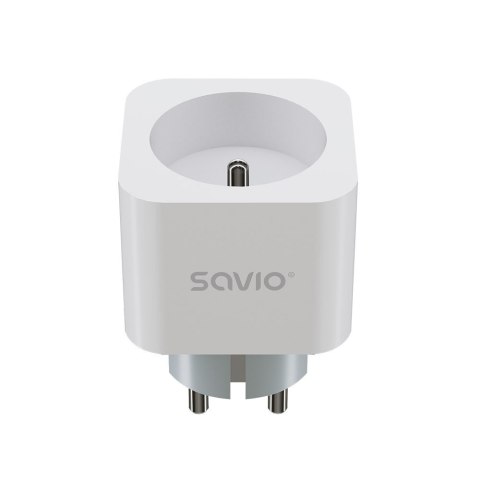 Inteligentne gniazdko Wi-Fi 16A Pomiar zużycia energii, AS-01 Białe Inteligentne gniazdko Wi-Fi 16A Pomiar zużycia energii, AS-01 Białe