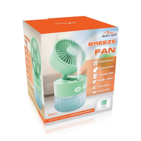 Nawilżacz powietrza Breeze Fan MT6515 350ml Nawilżacz powietrza Breeze Fan MT6515 350ml