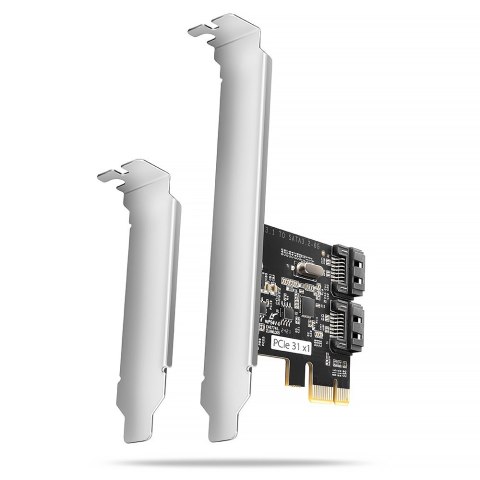 PCES-SJ2 Kontroler PCIe 2x wewnętrzny port SATA 6G, chipset JMB582 SP & LP PCES-SJ2 Kontroler PCIe 2x wewnętrzny port SATA 6G, chipset JMB582 SP & LP