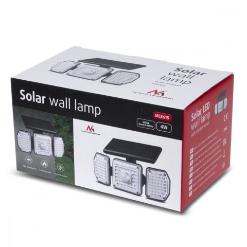 Solarna lampa LED z czujnikiem MCE615 Solarna lampa LED z czujnikiem MCE615
