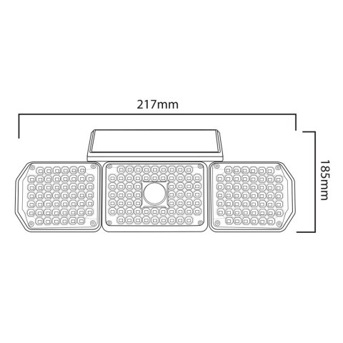 Solarna lampa LED z czujnikiem MCE615 Solarna lampa LED z czujnikiem MCE615