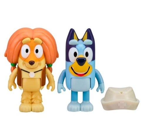 Zestaw figurek Bluey 2pak Wizyta u lekarza Zestaw figurek Bluey 2pak Wizyta u lekarza