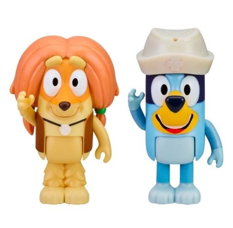 Zestaw figurek Bluey 2pak Wizyta u lekarza Zestaw figurek Bluey 2pak Wizyta u lekarza