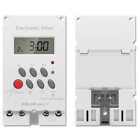 Elektroczniczny programator czasowy na szynę DIN PC0629 Elektroczniczny programator czasowy na szynę DIN PC0629