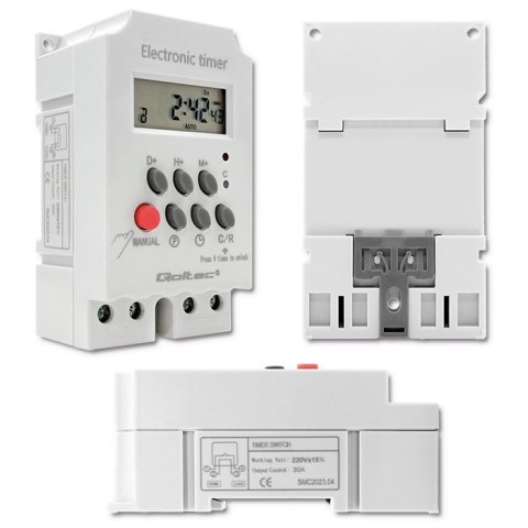 Elektroczniczny programator czasowy na szynę DIN PC0629 Elektroczniczny programator czasowy na szynę DIN PC0629