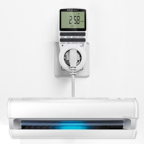 Elektroniczny programator czasowy PC0628 | 3680W | 16A | LCD Elektroniczny programator czasowy PC0628 | 3680W | 16A | LCD