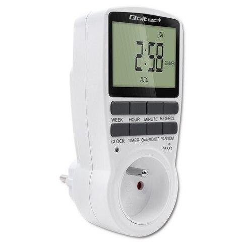 Elektroniczny programator czasowy PC0628 | 3680W | 16A | LCD Elektroniczny programator czasowy PC0628 | 3680W | 16A | LCD