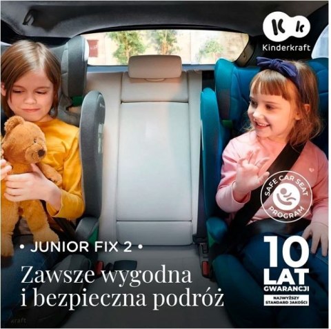 Fotelik samochodowy JUNIOR FIX 2 i-Size 100-150 cm ROCKET GREY Fotelik samochodowy JUNIOR FIX 2 i-Size 100-150 cm ROCKET GREY