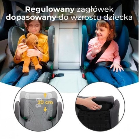 Fotelik samochodowy JUNIOR FIX 2 i-Size 100-150 cm ROCKET GREY Fotelik samochodowy JUNIOR FIX 2 i-Size 100-150 cm ROCKET GREY