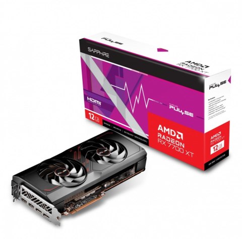 Karta graficzna Radeon RX 7700 XT Gaming 12G GDDR6 192bit 2DP/2HDMI Karta graficzna Radeon RX 7700 XT Gaming 12G GDDR6 192bit 2DP/2HDMI