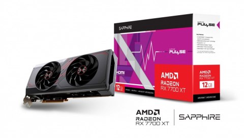 Karta graficzna Radeon RX 7700 XT Gaming 12G GDDR6 192bit 2DP/2HDMI Karta graficzna Radeon RX 7700 XT Gaming 12G GDDR6 192bit 2DP/2HDMI