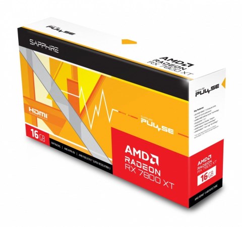 Karta graficzna Radeon RX 7800 XT Gaming 16G GDDR6 256bit 2DP/2HDMI Karta graficzna Radeon RX 7800 XT Gaming 16G GDDR6 256bit 2DP/2HDMI