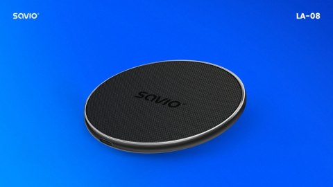 Ładowarka bezprzewodowa indukcyjna Qi, USB-C, 15W, LA-08 Ładowarka bezprzewodowa indukcyjna Qi, USB-C, 15W, LA-08