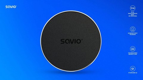 Ładowarka bezprzewodowa indukcyjna Qi, USB-C, 15W, LA-08 Ładowarka bezprzewodowa indukcyjna Qi, USB-C, 15W, LA-08