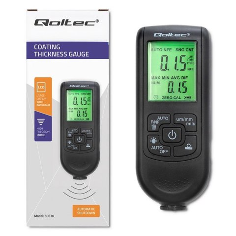 Miernik grubości lakieru z wyświetlaczem LCD | 0~2000um Miernik grubości lakieru z wyświetlaczem LCD | 0~2000um