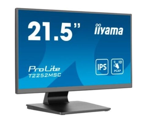 Monitor 22 cale T2252MSC-B2 10 PKT. POJ,IPS,HDMI,DP,2x1W,7H Monitor 22 cale T2252MSC-B2 10 PKT. POJ,IPS,HDMI,DP,2x1W,7H