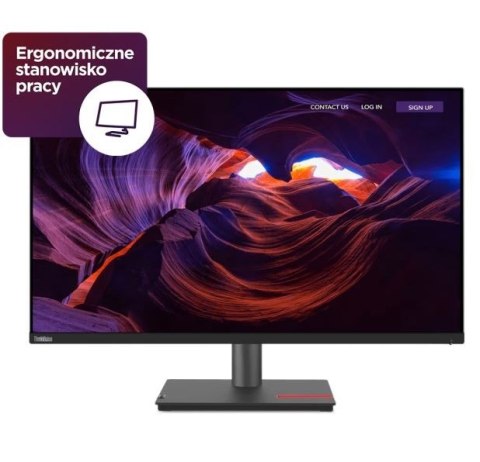 Monitor 31.5 cala ThinkVision P32p-30 WLED LCD 63D1RAT1EU Monitor 31.5 cala ThinkVision P32p-30 WLED LCD 63D1RAT1EU