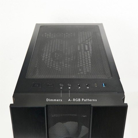 Obudowa GS-02B-OP Hunter 2 Midi Tower 4xRGB USBC Obudowa GS-02B-OP Hunter 2 Midi Tower 4xRGB USBC
