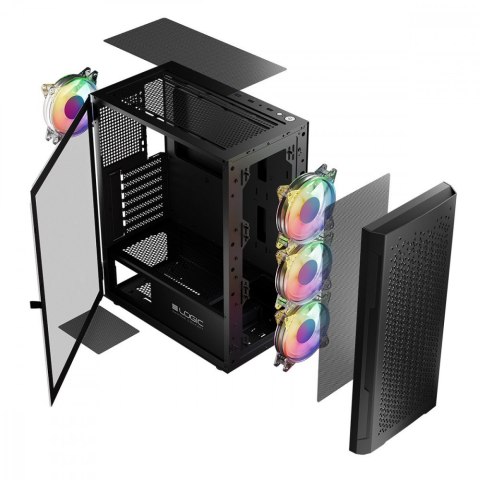 Obudowa Komputerowa LOGIC ARAMIS ARGB MIDI USB 3.0 Czarna Obudowa Komputerowa LOGIC ARAMIS ARGB MIDI USB 3.0 Czarna