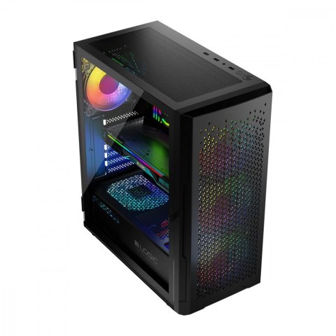 Obudowa Komputerowa LOGIC ARAMIS ARGB MIDI USB 3.0 Czarna Obudowa Komputerowa LOGIC ARAMIS ARGB MIDI USB 3.0 Czarna