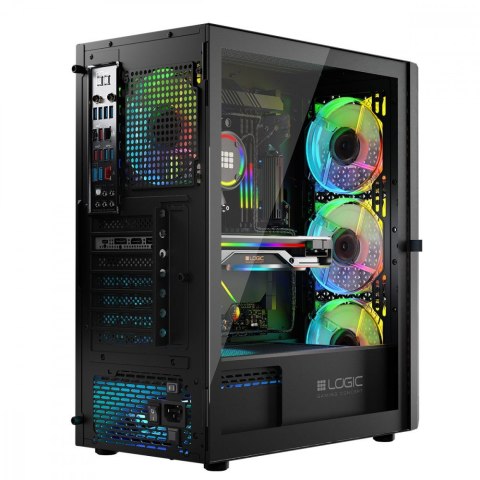 Obudowa Komputerowa LOGIC ARAMIS ARGB MIDI USB 3.0 Czarna Obudowa Komputerowa LOGIC ARAMIS ARGB MIDI USB 3.0 Czarna