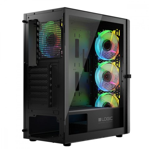Obudowa Komputerowa LOGIC ARAMIS ARGB MIDI USB 3.0 Czarna Obudowa Komputerowa LOGIC ARAMIS ARGB MIDI USB 3.0 Czarna