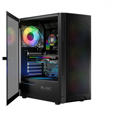 Obudowa Komputerowa LOGIC ARAMIS ARGB MIDI USB 3.0 Czarna Obudowa Komputerowa LOGIC ARAMIS ARGB MIDI USB 3.0 Czarna