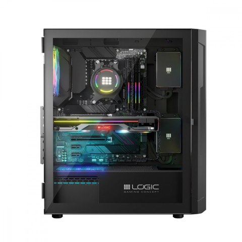 Obudowa Komputerowa LOGIC ARAMIS ARGB MIDI USB 3.0 Czarna Obudowa Komputerowa LOGIC ARAMIS ARGB MIDI USB 3.0 Czarna