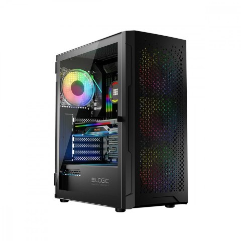 Obudowa Komputerowa LOGIC ARAMIS ARGB MIDI USB 3.0 Czarna Obudowa Komputerowa LOGIC ARAMIS ARGB MIDI USB 3.0 Czarna
