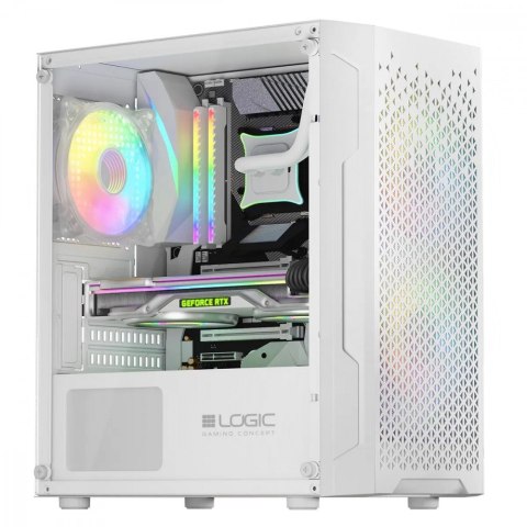 Obudowa Komputerowa Logic Aramis ARGB Mini USB 3.0 Biała Obudowa Komputerowa Logic Aramis ARGB Mini USB 3.0 Biała