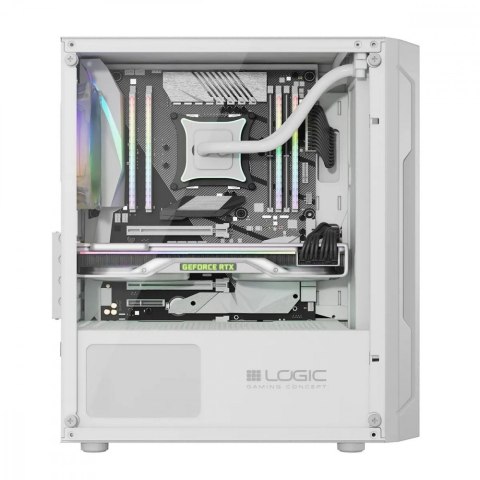 Obudowa Komputerowa Logic Aramis ARGB Mini USB 3.0 Biała Obudowa Komputerowa Logic Aramis ARGB Mini USB 3.0 Biała
