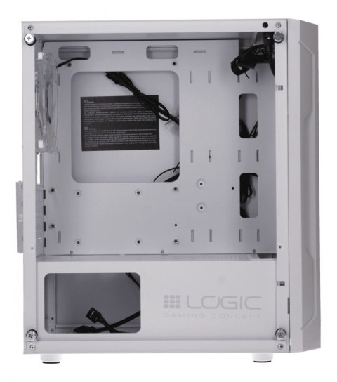 Obudowa Komputerowa Logic Aramis ARGB Mini USB 3.0 Biała Obudowa Komputerowa Logic Aramis ARGB Mini USB 3.0 Biała