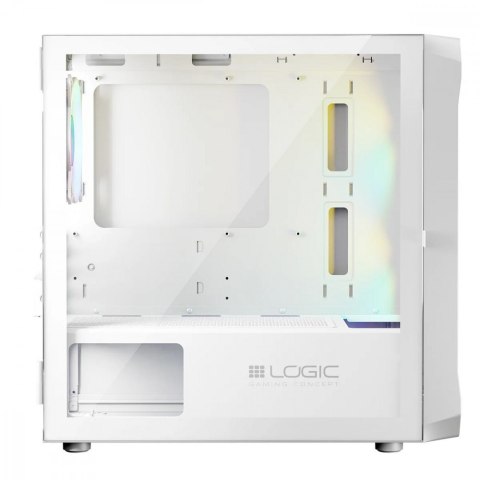 Obudowa Komputerowa Logic Portos ARGB Mini USB 3.0 Biała Obudowa Komputerowa Logic Portos ARGB Mini USB 3.0 Biała