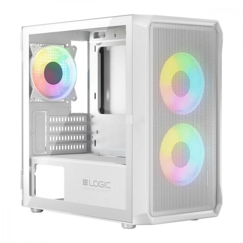 Obudowa Komputerowa Logic Portos ARGB Mini USB 3.0 Biała Obudowa Komputerowa Logic Portos ARGB Mini USB 3.0 Biała